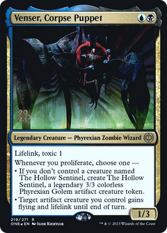 Venser, Corpse Puppet (PRE-219) - Phyrexia: All Will Be One Promos Foil-1
