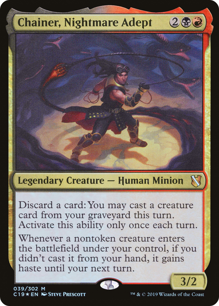 Chainer, Nightmare Adept [Commander 2019]-1