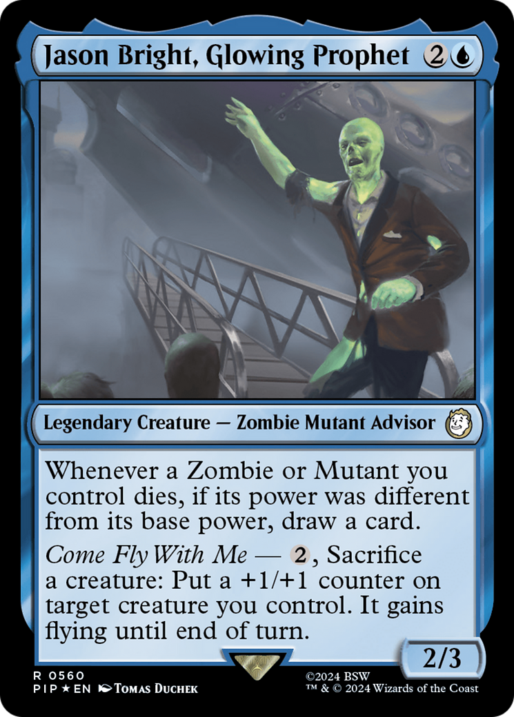 Jason Bright, Glowing Prophet (Surge Foil) [Fallout]-1