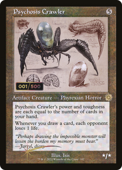 Psychosis Crawler (Retro Schematic) (Serialized) [The Brothers' War Retro Artifacts]-1
