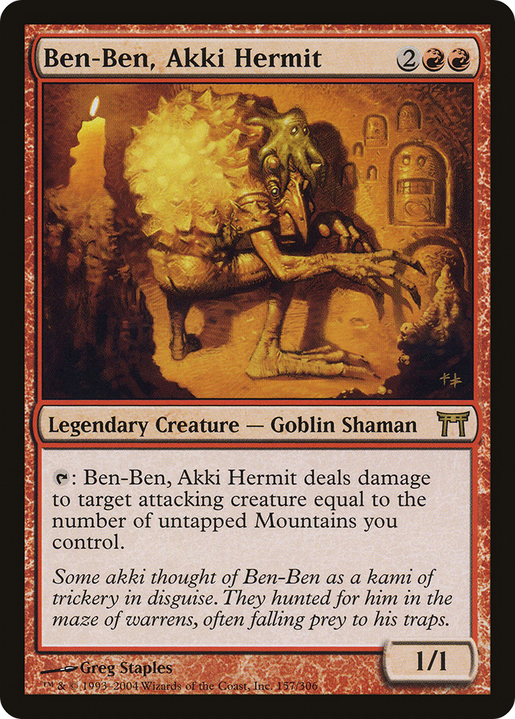 Ben-Ben, Akki Hermit [Champions of Kamigawa]-1