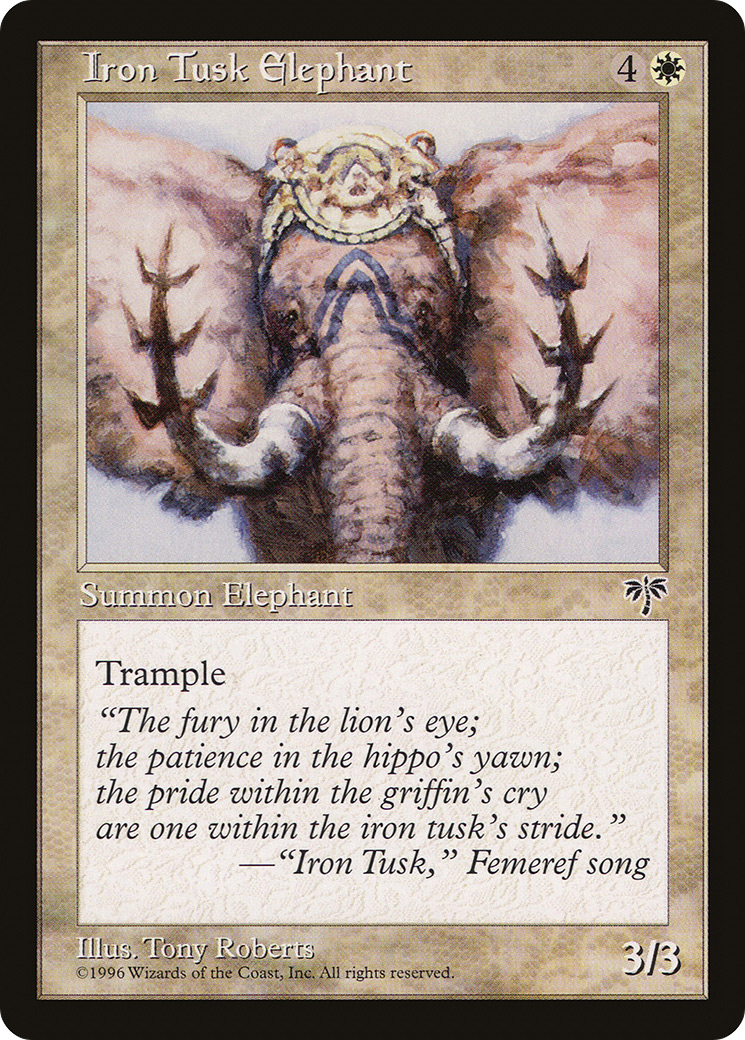 Iron Tusk Elephant [Mirage]-1