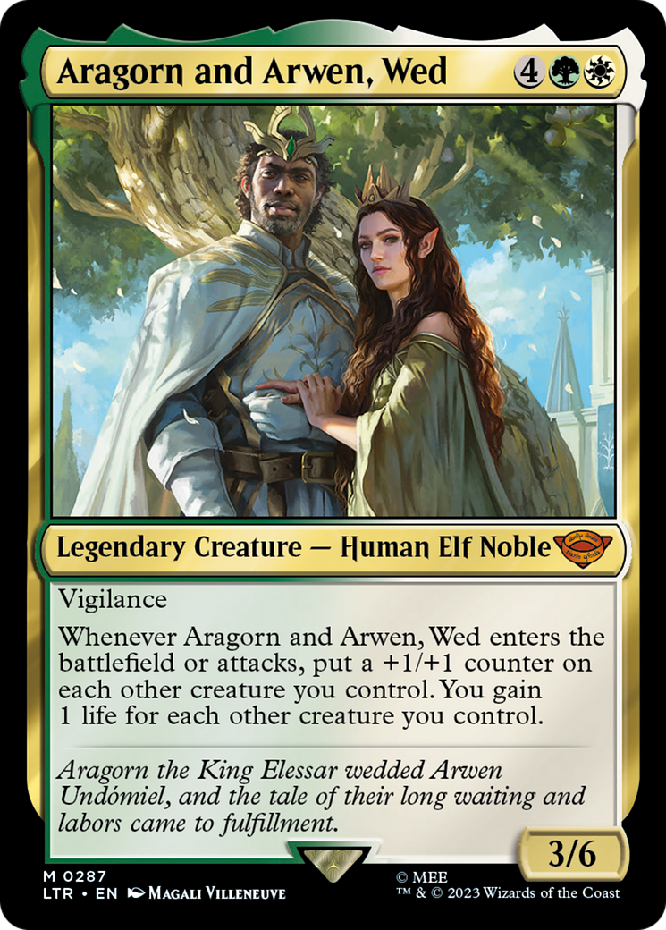 Aragorn and Arwen, Wed [The Lord of the Rings: Tales of Middle-Earth]-1