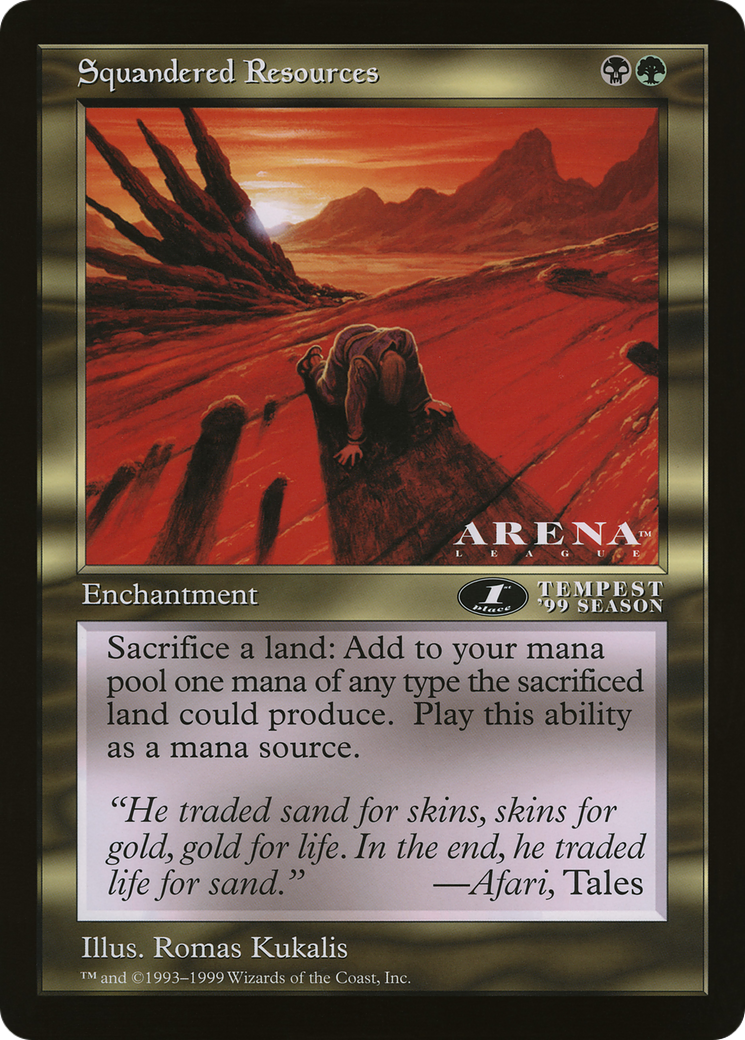 Squandered Resources (OLEP-069) - Oversized League Prizes-1