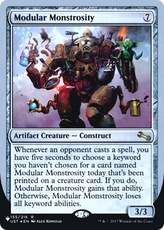 Modular Monstrosity (Unfinity Foil Edition) [The List]-1