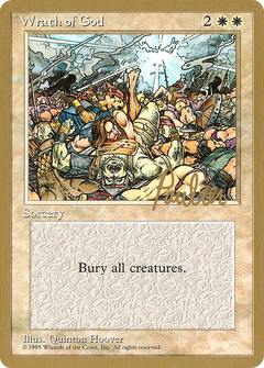 Wrath of God - 1996 Preston Poulter (4ED) (WCD-) - Pro Tour Collector Set-1
