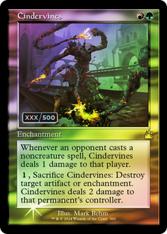 Cindervines (Retro) (Serialized) [Ravnica Remastered]-1