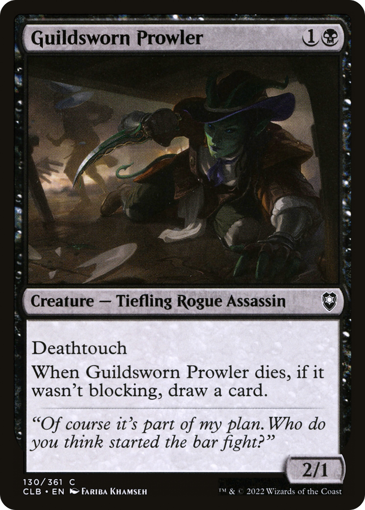 Guildsworn Prowler [Commander Legends: Battle for Baldur's Gate]-1