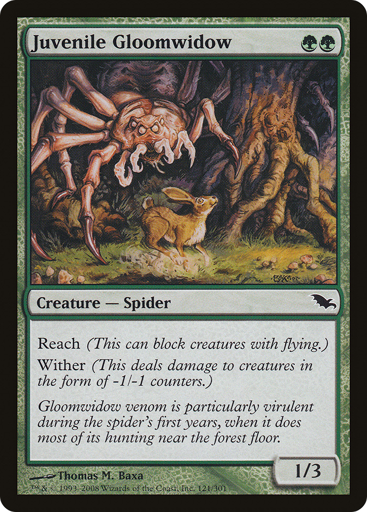 Juvenile Gloomwidow [Shadowmoor]-1