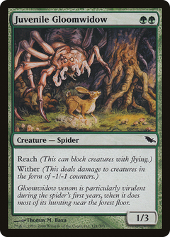 Juvenile Gloomwidow [Shadowmoor]-1