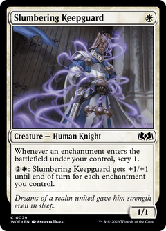 Slumbering Keepguard [Wilds of Eldraine]-1