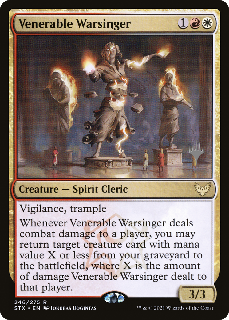 Venerable Warsinger (PPSTX-246) - Strixhaven: School of Mages Promos-1
