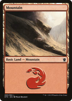 Mountain (260) [Dragons of Tarkir]-1