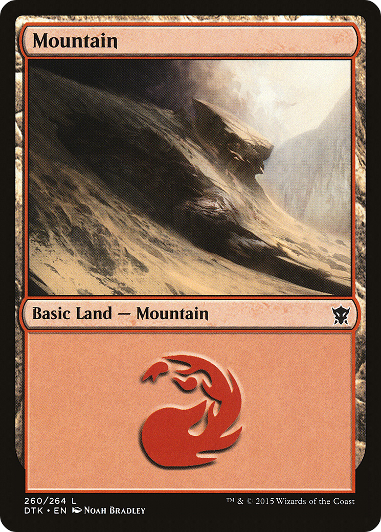 Mountain (260) [Dragons of Tarkir]-1