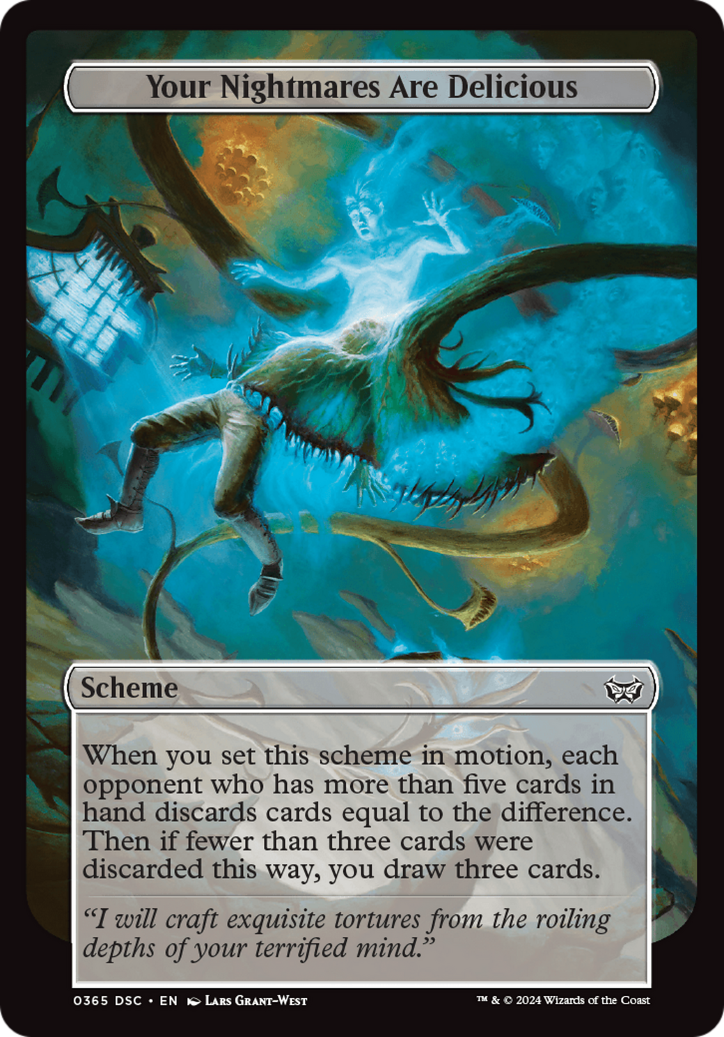 Your Nightmares Are Delicious (Full Art) (A:DSC-365) - Duskmourn: House of Horror Commander-1