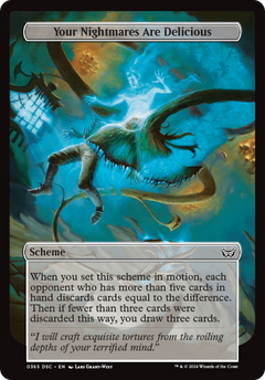 Your Nightmares Are Delicious (Full Art) (A:DSC-365) - Duskmourn: House of Horror Commander-1