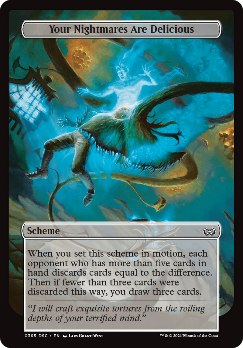 Your Nightmares Are Delicious (Full Art) (A:DSC-365) - Duskmourn: House of Horror Commander-1