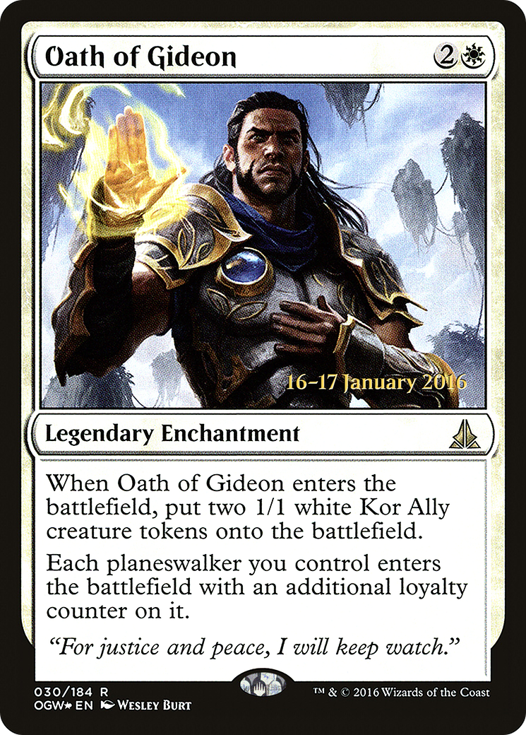 Oath of Gideon [Oath of the Gatewatch Prerelease Promos]-1