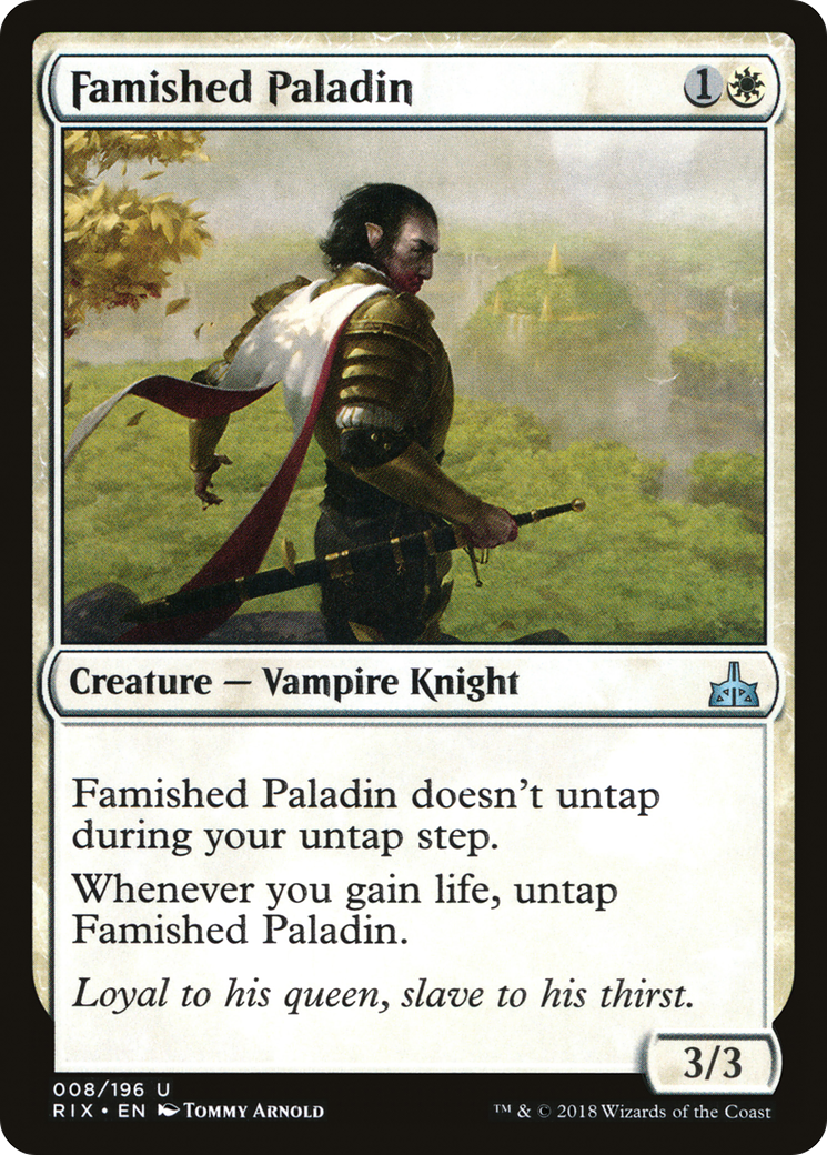 Famished Paladin [Rivals of Ixalan]-1