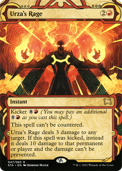 Urza's Rage (STA-047) - Strixhaven Mystical Archive: (Showcase) (Borderless)-1