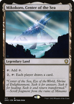 Mikokoro, Center of the Sea [Dominaria United Commander]-1
