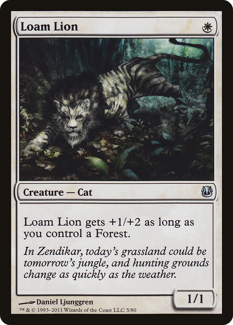 Loam Lion [Duel Decks: Ajani vs. Nicol Bolas]-1
