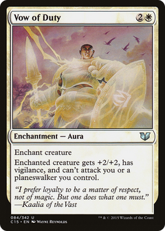 Vow of Duty (C15-084) - Commander 2015-1
