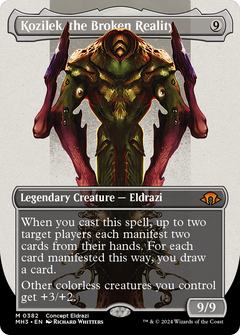 Kozilek, the Broken Reality (Borderless) [Modern Horizons 3]-1