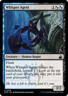 Whisper Agent (RVR-238) - Ravnica Remastered Foil-1