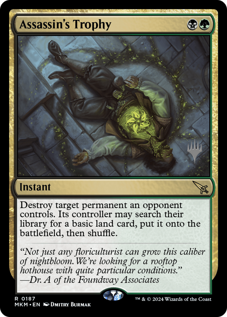 Assassin's Trophy (Promo Pack) [Murders at Karlov Manor Promos]-1
