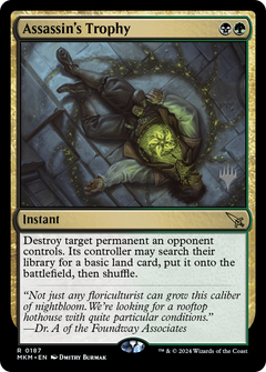 Assassin's Trophy (Promo Pack) [Murders at Karlov Manor Promos]-1
