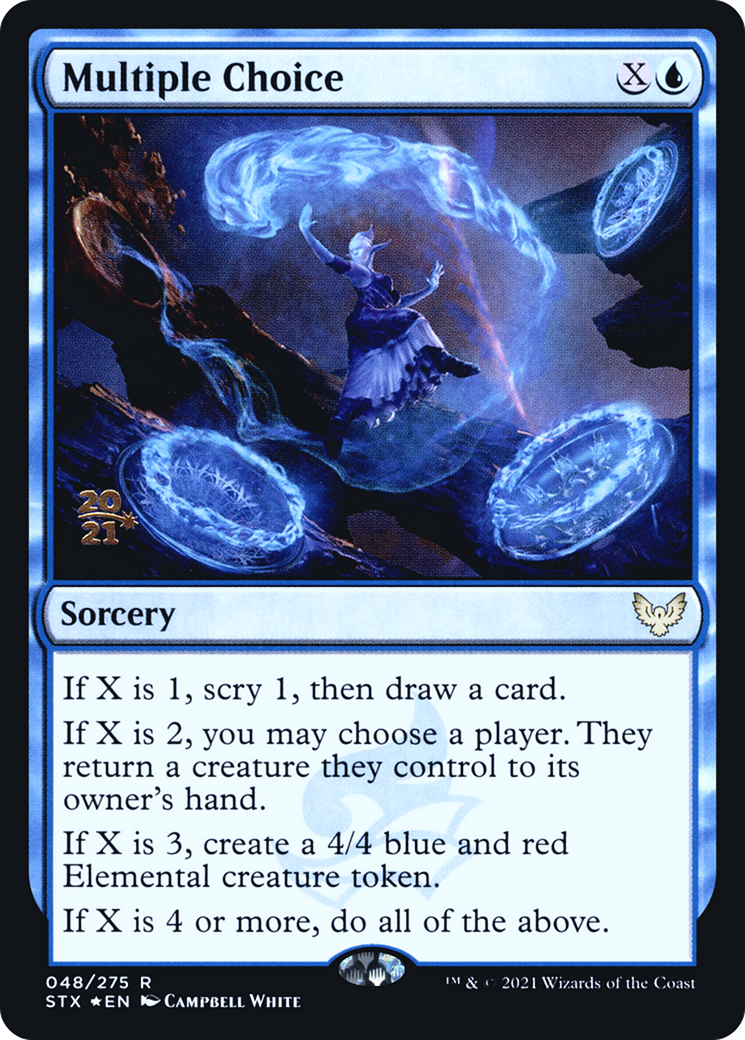 Multiple Choice [Strixhaven: School of Mages Prerelease Promos]-1