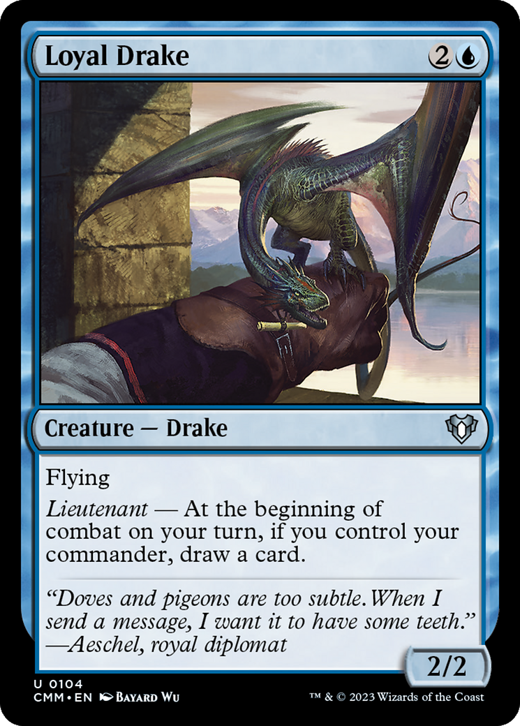 Loyal Drake [Commander Masters]-1