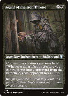 Agent of the Iron Throne (CLB-492) - Commander Legends: Battle for Baldur's Gate Etched Foil-1