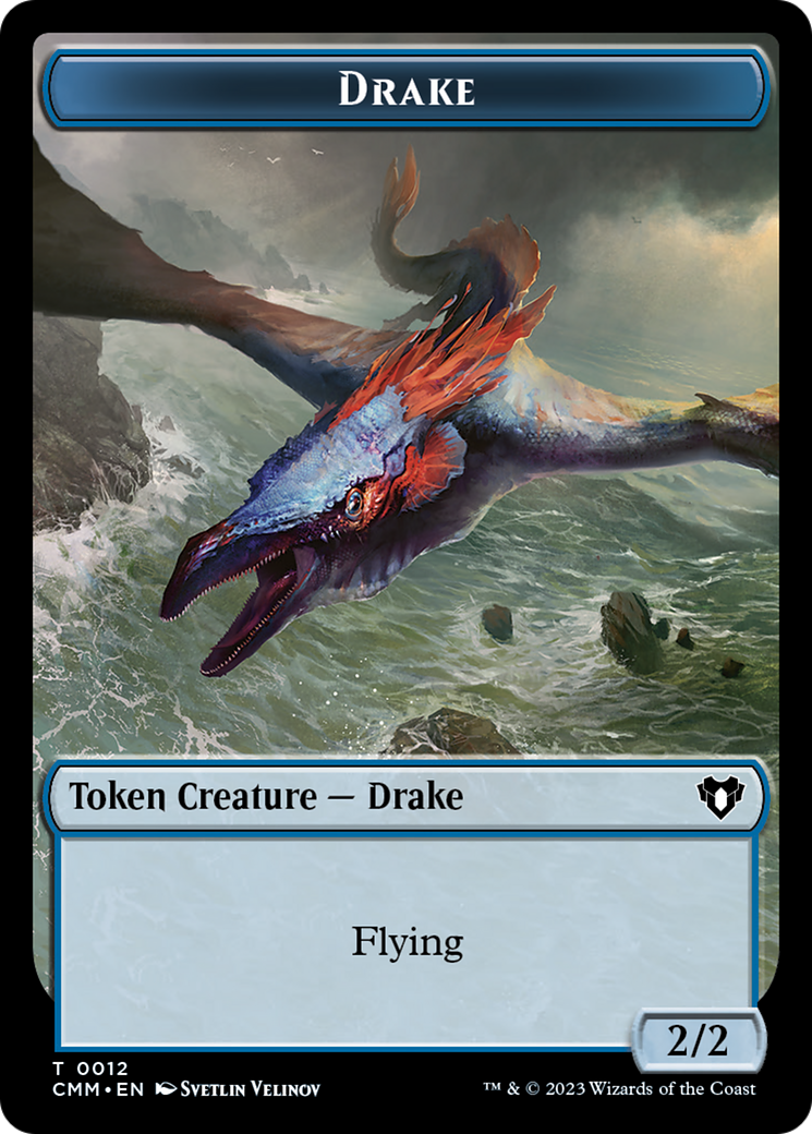 Drake Token [Commander Masters Tokens]-1