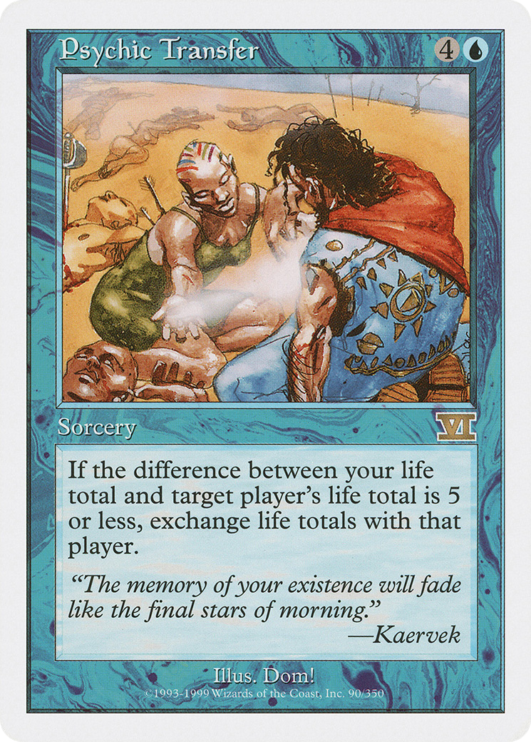 Psychic Transfer (6ED-090) - Classic Sixth Edition-1