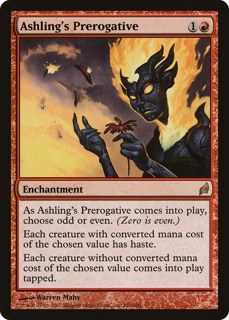 Ashling's Prerogative [Lorwyn]-1