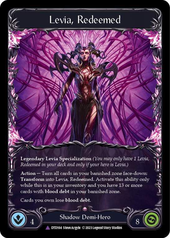 Levia, Redeemed // Blasmophet, Levia Consumed (Marvel) [DTD164] (Dusk Till Dawn)  Cold Foil-1