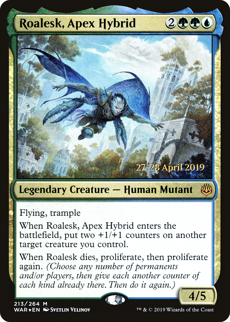 Roalesk, Apex Hybrid [War of the Spark Prerelease Promos]-1