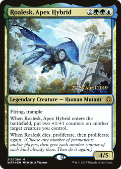 Roalesk, Apex Hybrid [War of the Spark Prerelease Promos]-1