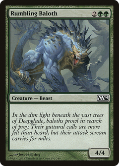 Rumbling Baloth [Magic 2014]-1