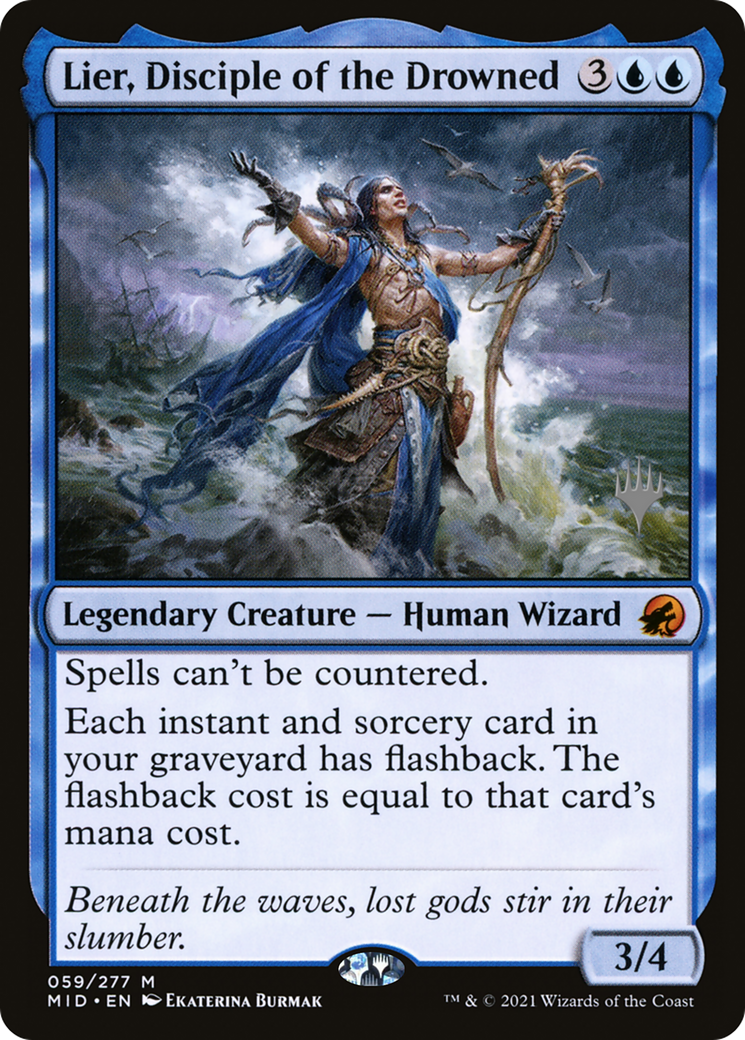 Lier, Disciple of the Drowned (Promo Pack) [Innistrad: Midnight Hunt Promos]-1