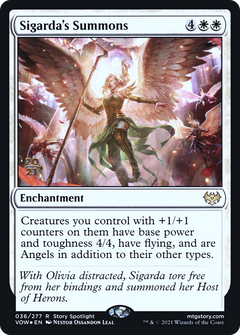 Sigarda's Summons [Innistrad: Crimson Vow Prerelease Promos]-1
