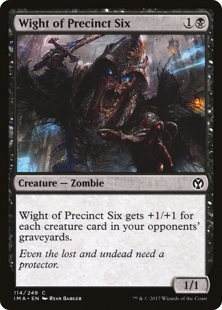 Wight of Precinct Six (IMA-114) - Iconic Masters-1