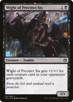 Wight of Precinct Six (IMA-114) - Iconic Masters Foil-1