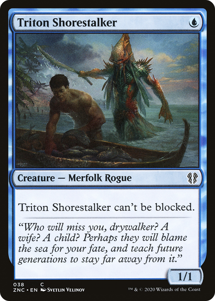 Triton Shorestalker (ZNC-038) - Zendikar Rising Commander-1