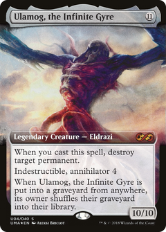 Ulamog, the Infinite Gyre (UMA:BT-U04) - Ultimate Box Topper: (Extended Art) Foil-1