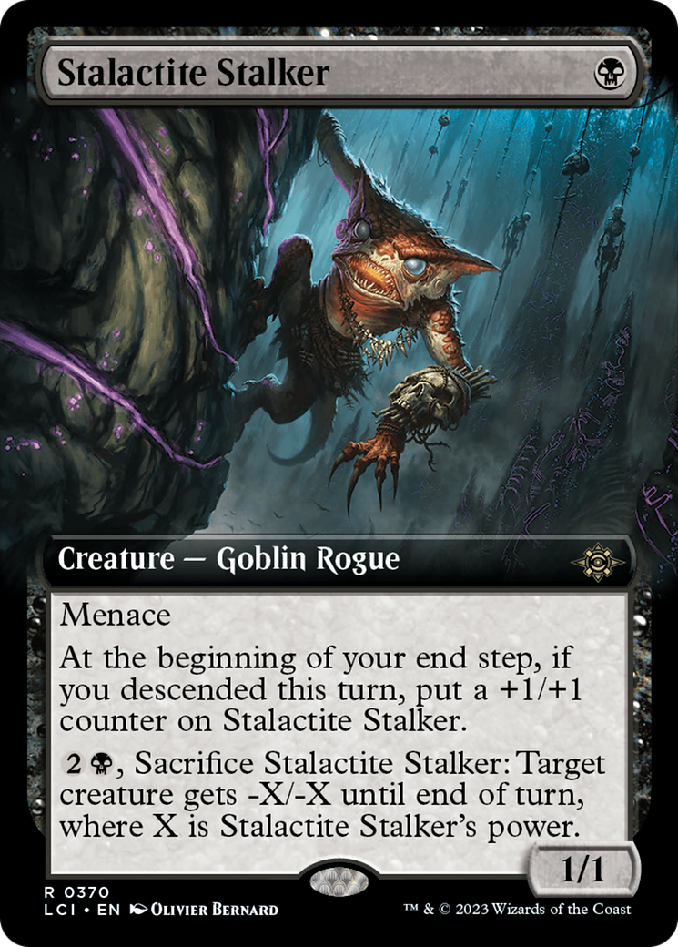 Stalactite Stalker (Extended Art) [The Lost Caverns of Ixalan]-1