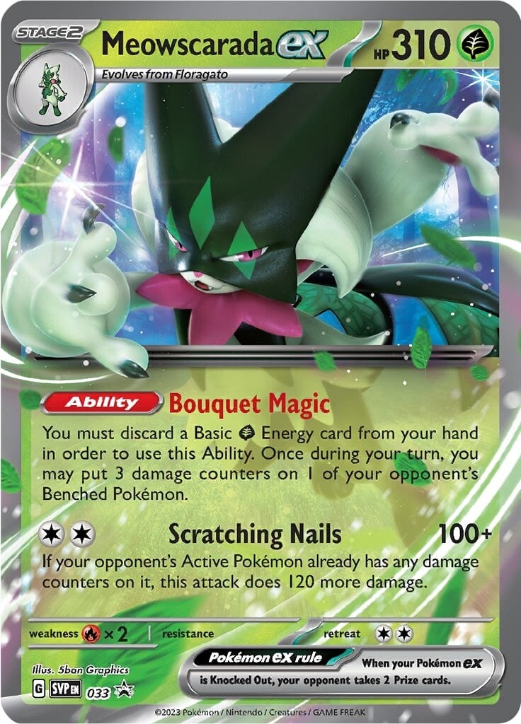 Meowscarada ex (033) [Scarlet & Violet: Black Star Promos]-1
