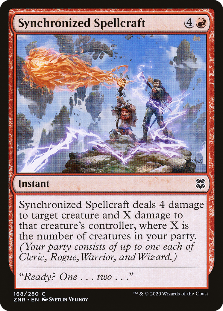 Synchronized Spellcraft [Zendikar Rising]-1